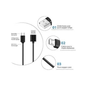 Cable de carga rápido de 5 pies para Alcatel Go Flip Go_4