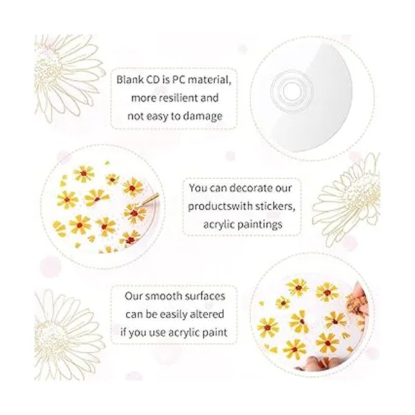 CDs transparentes para pintar CD en blanco para decoración_3
