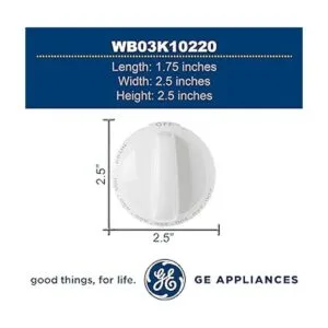 General Electric WB03K10220 Perilla de termostato para_3