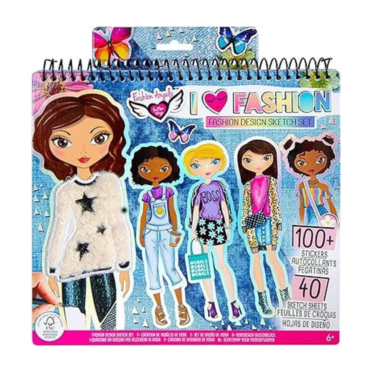 Fashion Angels I Love Fashion Cartera de bocetos para_1