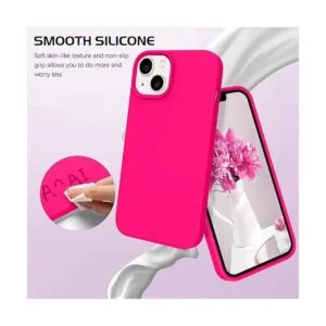 DOMAVER Funda protectora para iPhone 13 de silicona de gel_3