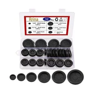 Rrina Kit de 52 ojales de goma para taladro protección de_1