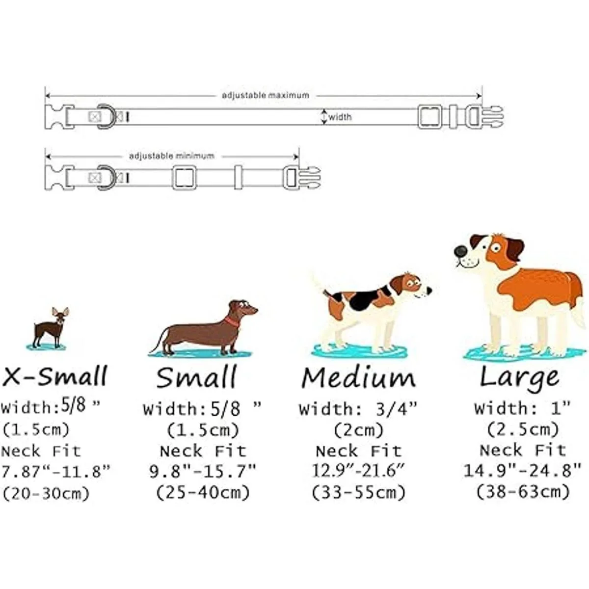 Mihqy Collar de perro con patrones geométricos tribales_3