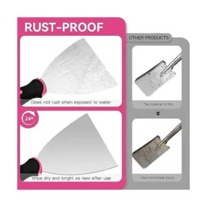 Juego de 4 cuchillos de masilla raspadores de pintura de_3