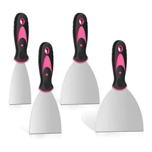 Juego de 4 cuchillos de masilla raspadores de pintura de_1