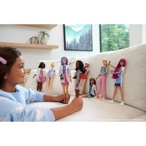 Barbie Muñeca científica 12 pulgadas cabello azul_2