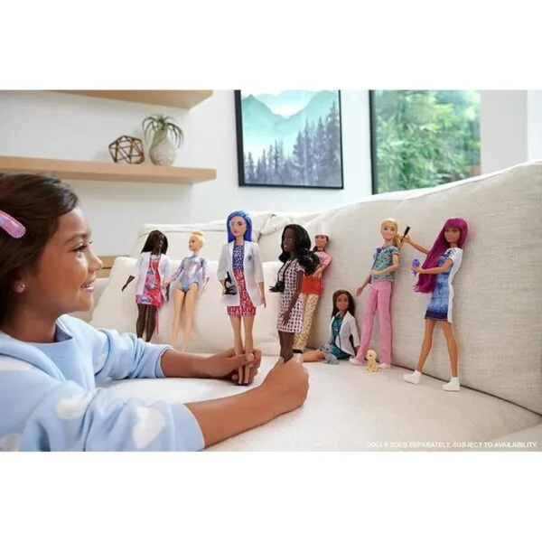 Barbie Muñeca científica 12 pulgadas cabello azul_2