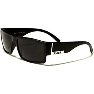 Locs Gafas de sol de gángster con parte superior plana_1