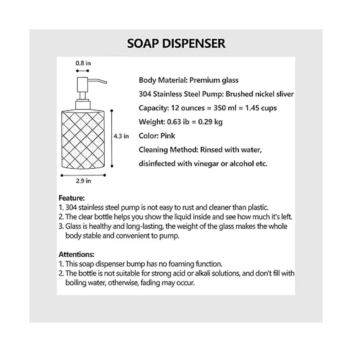 Easy Tang Dispensador de jabón para cocina cuarto de_6