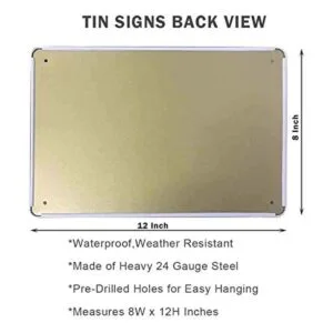 Swono Letreros de estaño para tablas de surf ropa de_6