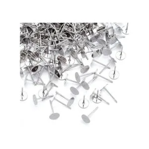 Craftdady 500 piezas de acero inoxidable plano redondo en_2
