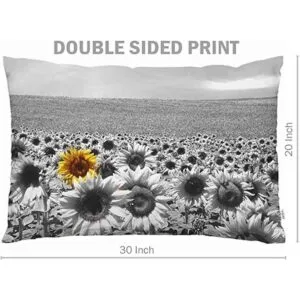 EKOBLA Funda de almohada con diseño floral vintage diseño_7