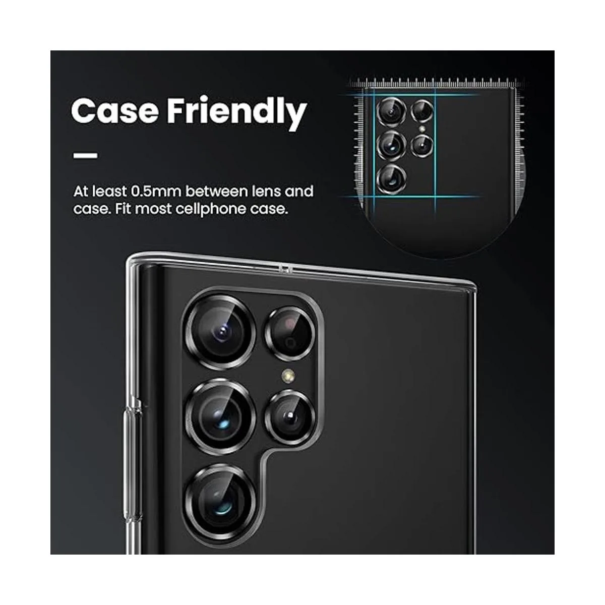 Tensea Protector de lente de cámara para Samsung Galaxy_4