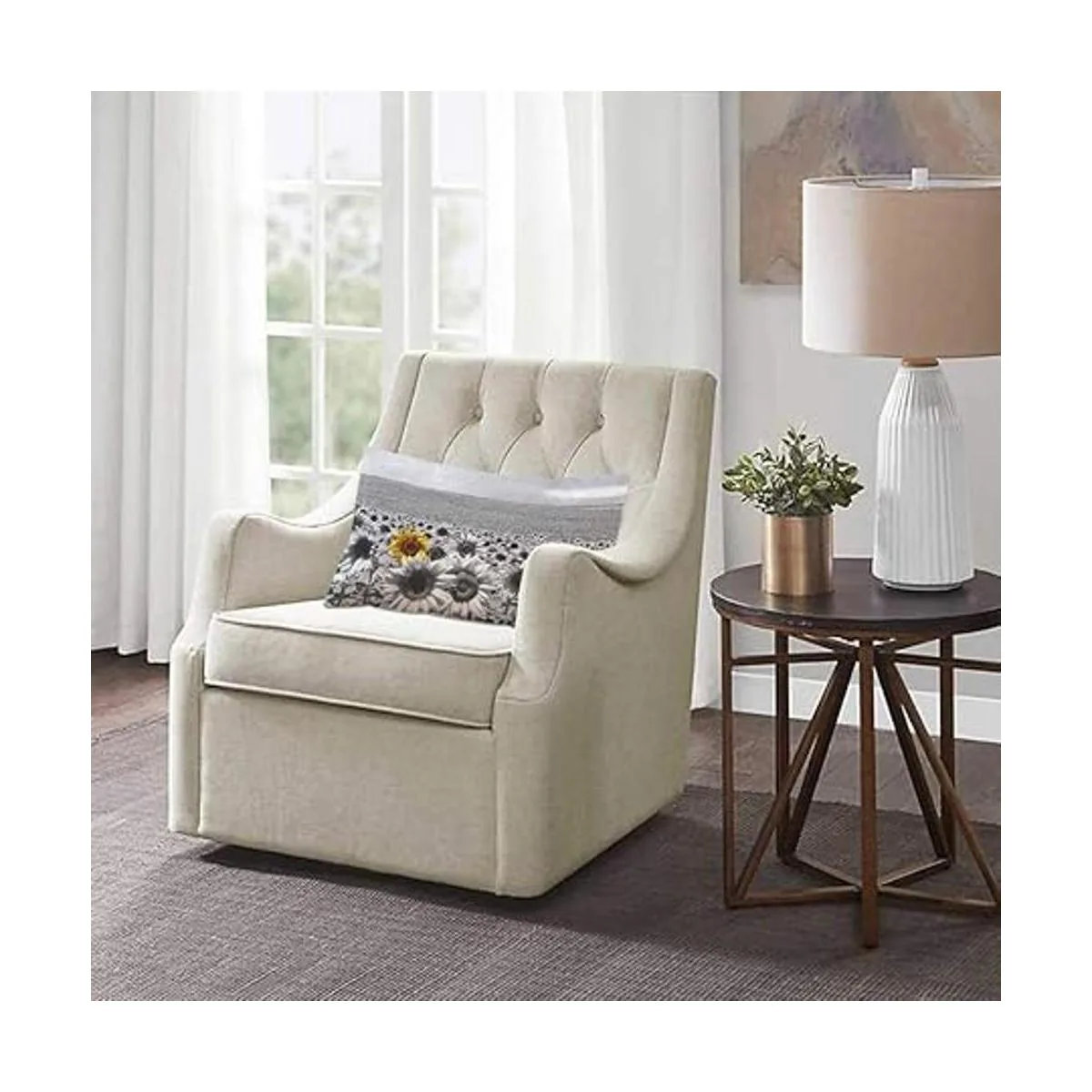 EKOBLA Funda de almohada con diseño floral vintage diseño_2