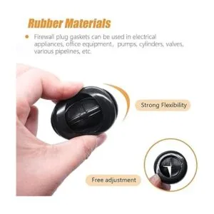 mankk 50 juntas redondas de goma con ojales de 78_5