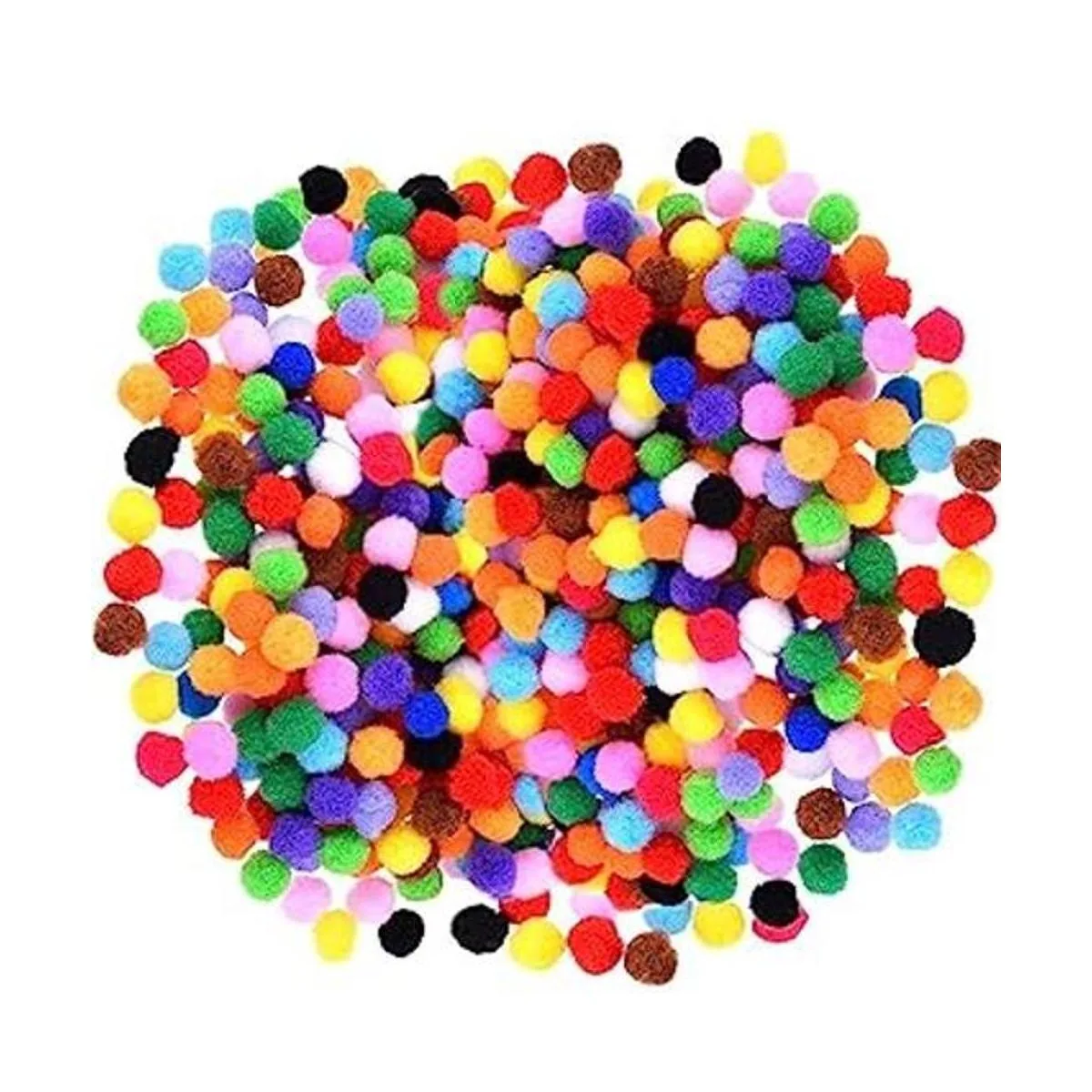 1 Pack 1000pcs 15 mm surtido colores pompones para_1