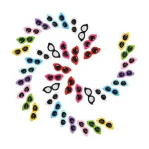 STOBOK 40 piezas de mini gafas de sol para manualidades_5