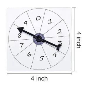 Gejoy Paquete de 10 hilanderos transparentes de borrado en_2
