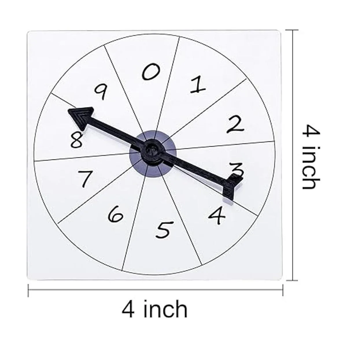 Gejoy Paquete de 10 hilanderos transparentes de borrado en_2