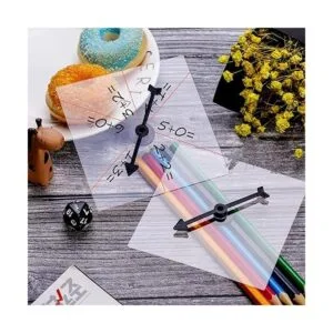 Gejoy Paquete de 10 hilanderos transparentes de borrado en_4