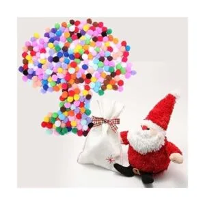 1 Pack 1000pcs 15 mm surtido colores pompones para_3