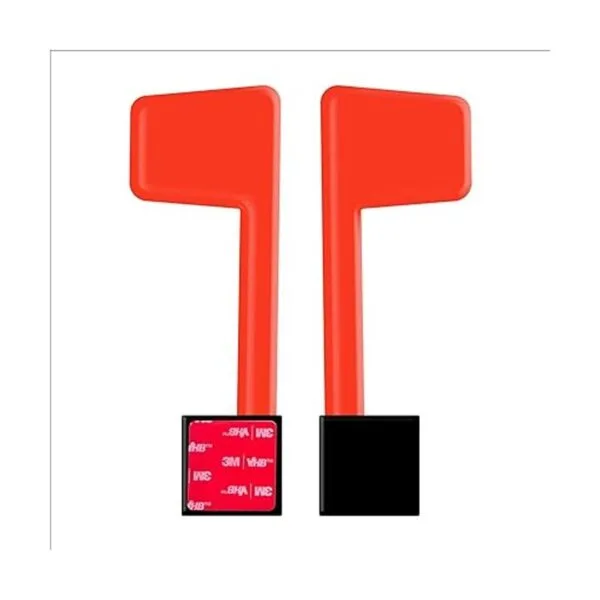 Juego de 2 banderas rojas de repuesto para buzón Bandera_6