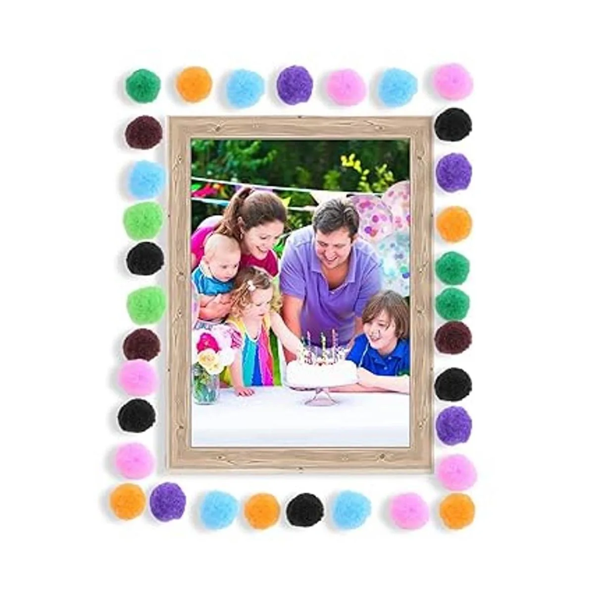 1 Pack 1000pcs 15 mm surtido colores pompones para_2