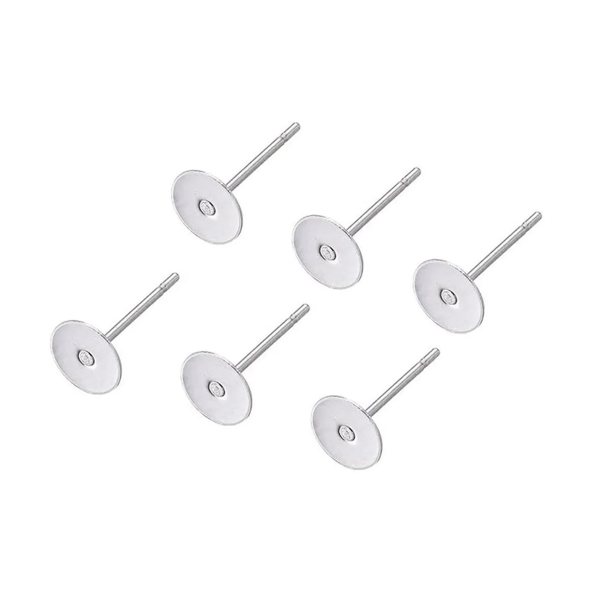 Craftdady 500 piezas de acero inoxidable plano redondo en_1