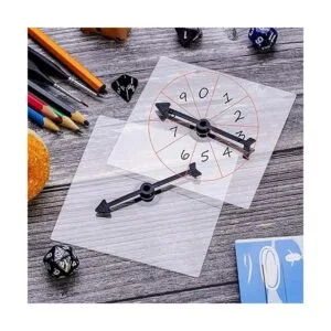 Gejoy Paquete de 10 hilanderos transparentes de borrado en_5