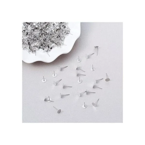 Craftdady 500 piezas de acero inoxidable plano redondo en_4