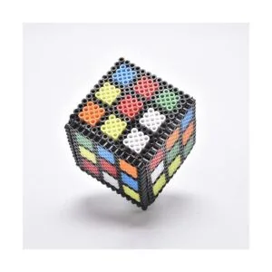 2200 cuentas de Perler de 0.197 in color blanco y negro_7