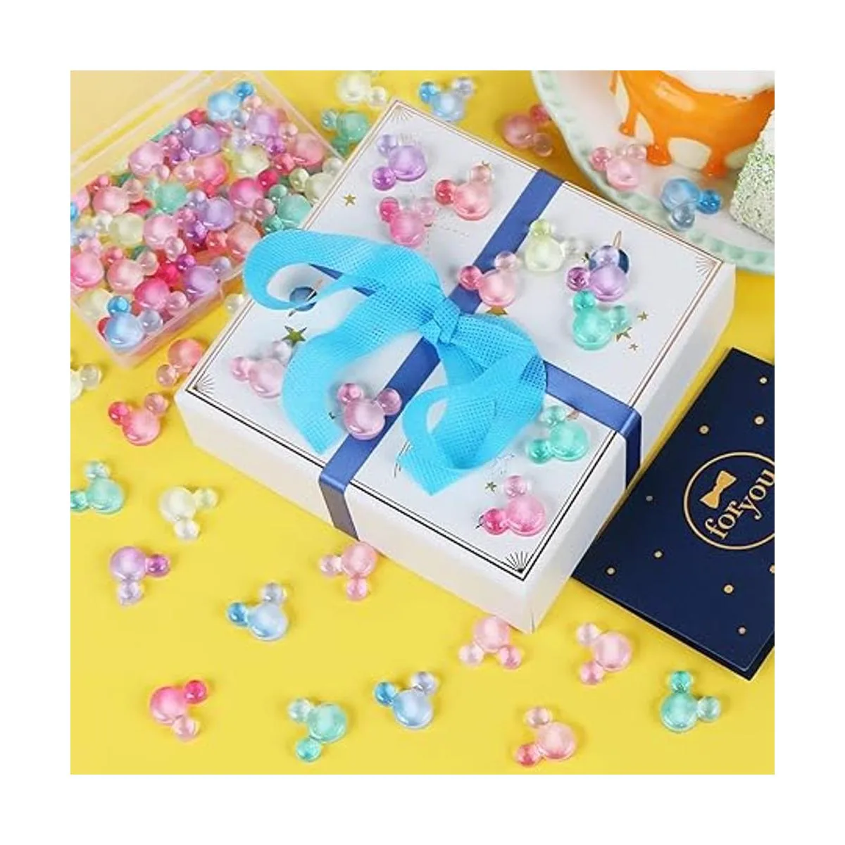 MIKIMIQI 42 piezas de resina para decoración de ratón para_6