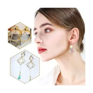 Funcyboo 60 aros para hacer joyas arete para_5