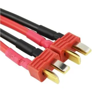 oliyin 2pcs interconexiones antideslizante Deans a 1Female_4