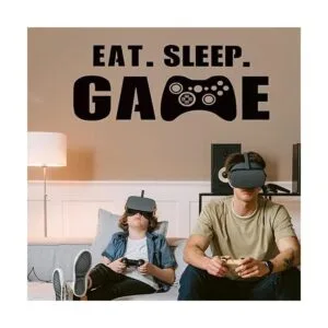 Calcomanía de pared para juegos de comer que brilla en la_2