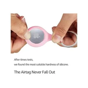 ThingsBag Paquete de 4 fundas de silicona para Airtags con_3