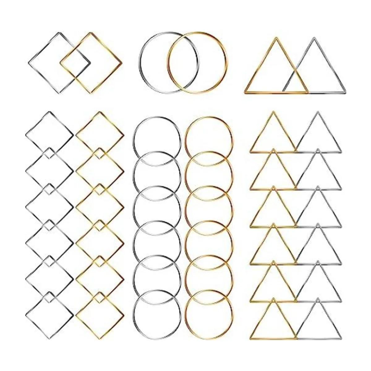 Funcyboo 60 aros para hacer joyas arete para_1