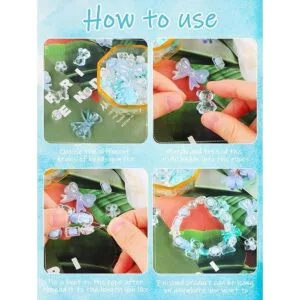 150 cuentas acrílicas para hacer joyas Kalolary colorido_4