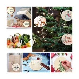 WLIANG 50 etiquetas de madera de 3 pulgadas sin acabar_4