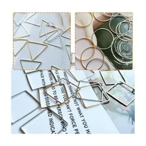 Funcyboo 60 aros para hacer joyas arete para_4