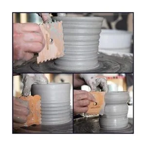 Byllstore Herramientas moldeadoras de pies de cerámica y_6