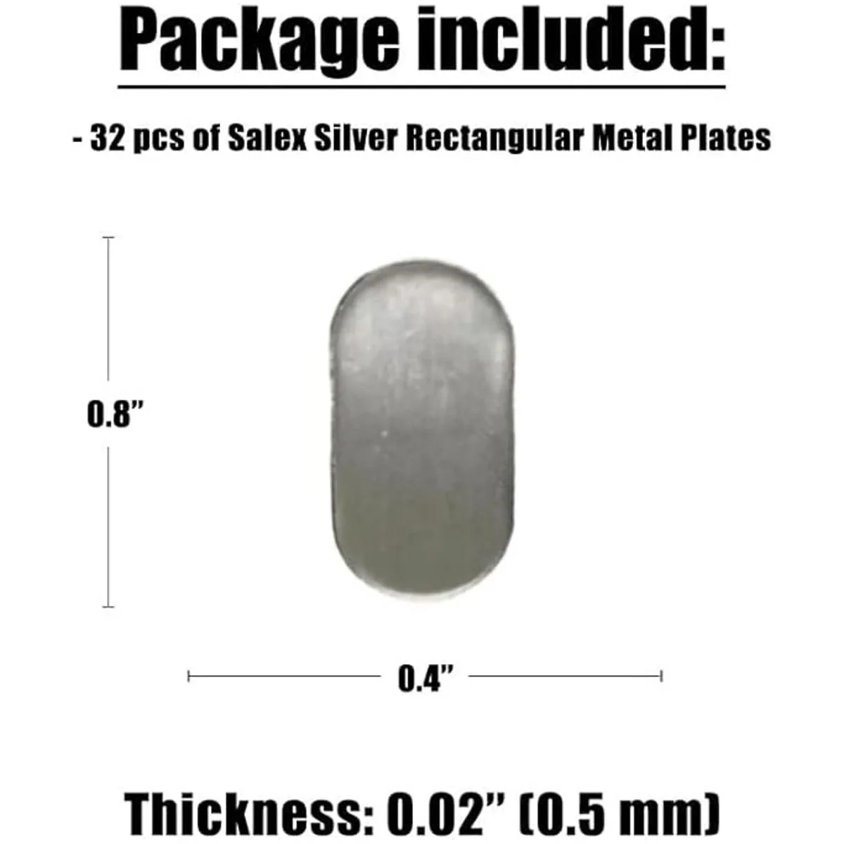 SALEX Placas de metal para montaje magnético pared_2