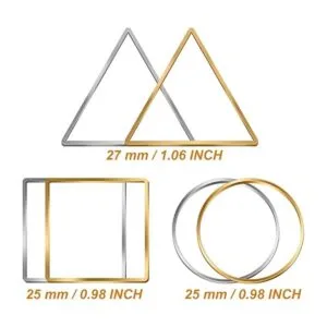 Funcyboo 60 aros para hacer joyas arete para_2