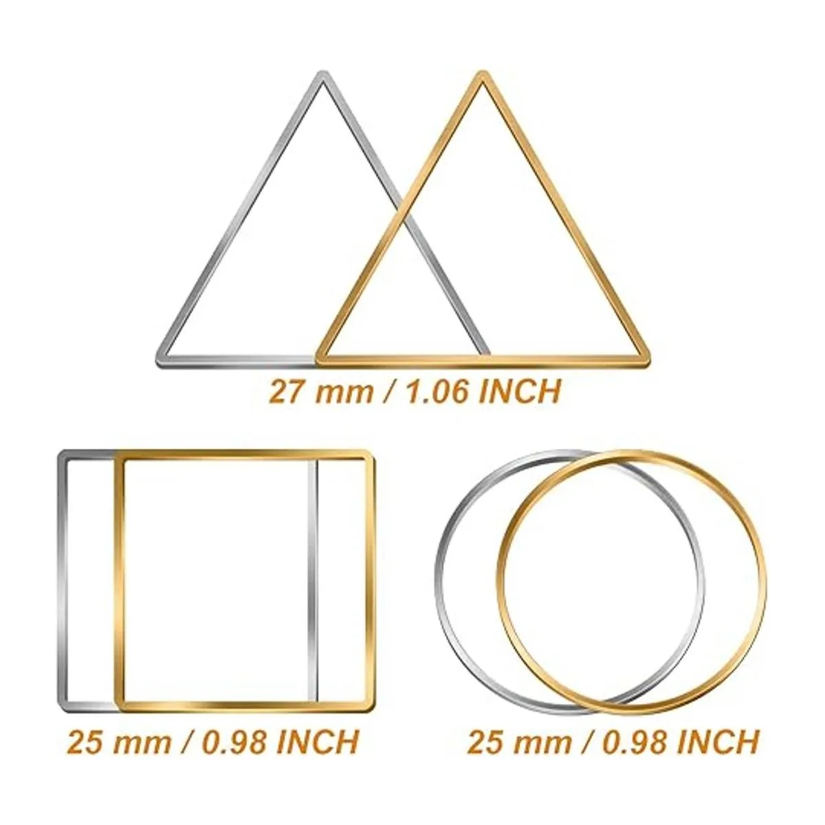 Funcyboo 60 aros para hacer joyas arete para_2