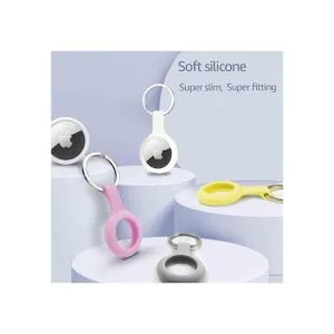 ThingsBag Paquete de 4 fundas de silicona para Airtags con_2