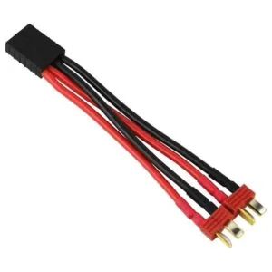 oliyin 2pcs interconexiones antideslizante Deans a 1Female_3