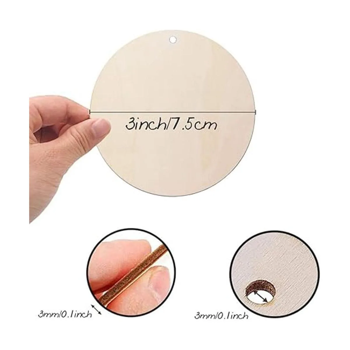 WLIANG 50 etiquetas de madera de 3 pulgadas sin acabar_2