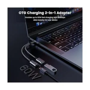 USB C OTG con carga adaptador USB C OTG divisor USB C_2
