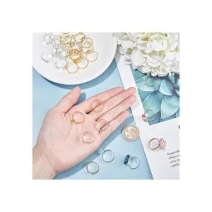 PH PandaHall 40 piezas de 2 colores ajustables base de_3