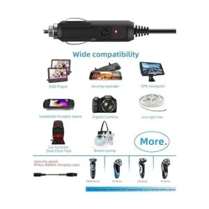 Cargador de coche de 12 V para cojín de asiento Snailax_2